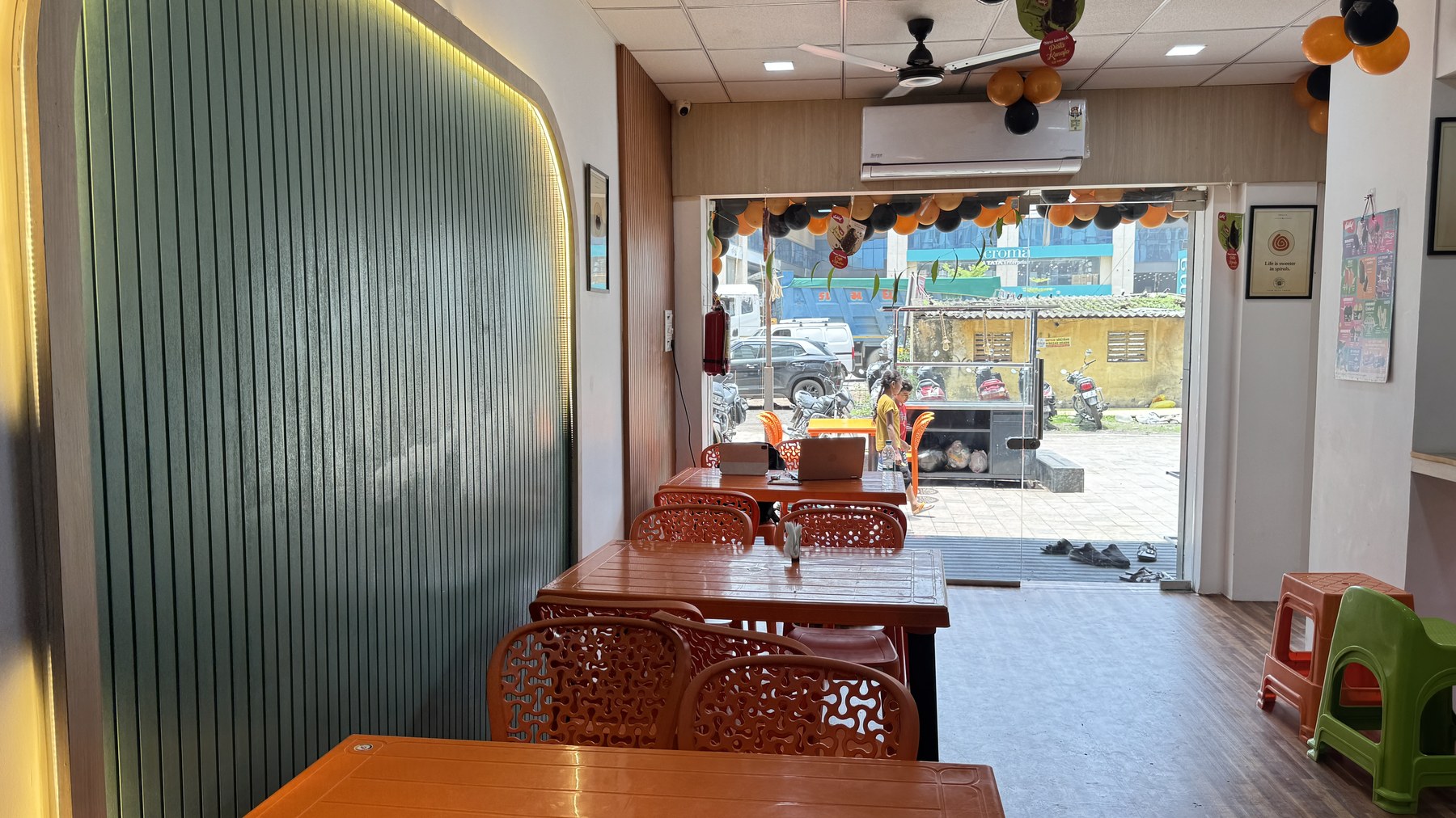 Seating area interior